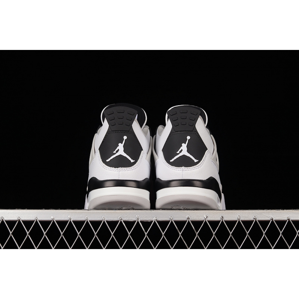 AIR JORDAN 4 RETRO MILITARY BLACK WHITE/BLACK-NEUTRAL GREY
