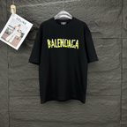 Camiseta de Algodão Balenciaga Preta