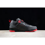 AIR JORDAN SPIZIKE LOW CNY YEAR OF THE DRAGON BLACK/GYM RED/COOL GREY/SAIL