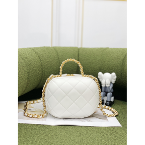 Bolsa Chanel Branca 13.5x16.5x10.5CM