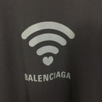 Camiseta de Algodão Balenciaga Lo_ve Fit Preta