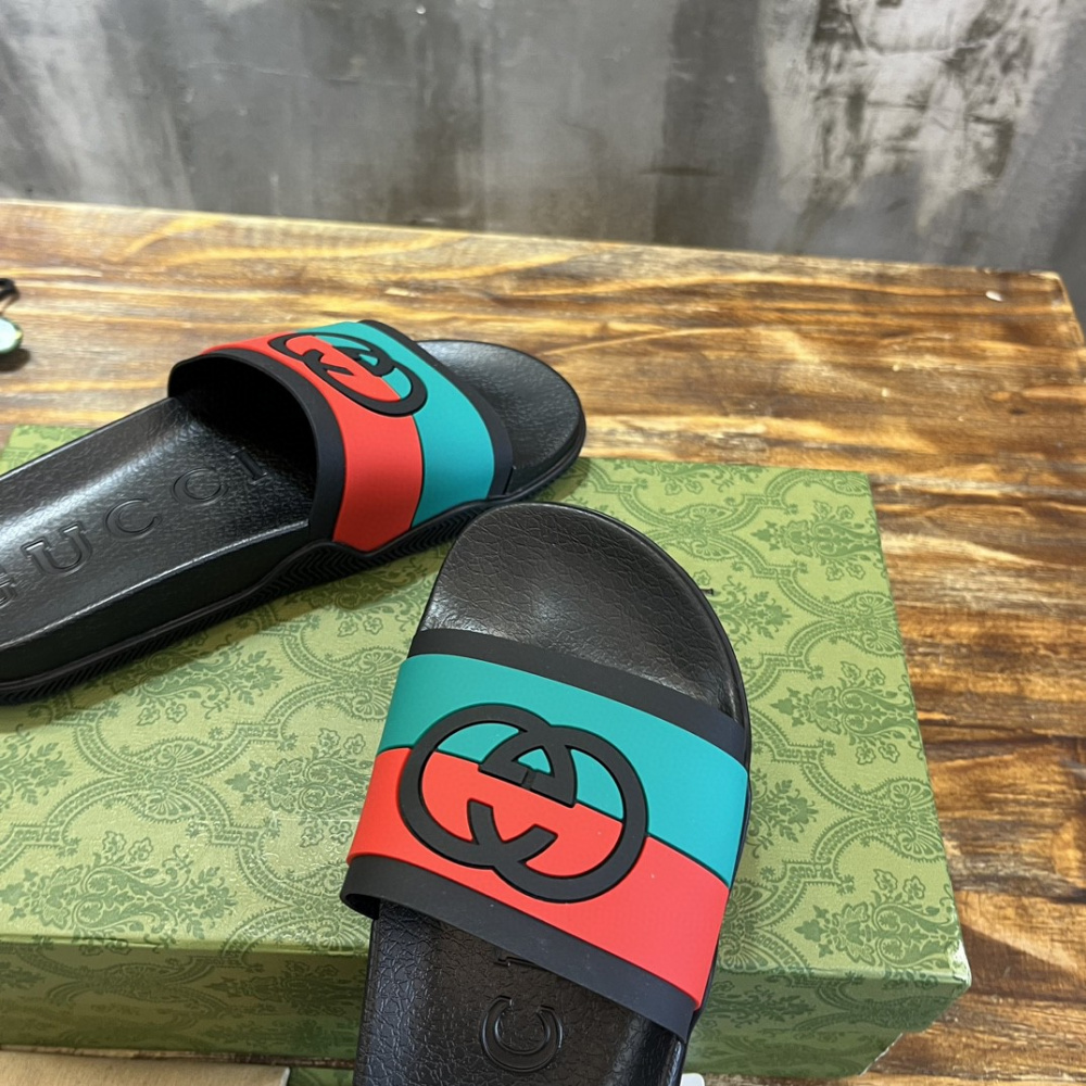 Gucci Slide Preta Baixa