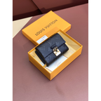 Carteira Louis Vuitton Métis Couro Monogram Empreinte Preto 11.5x8.5x4CM