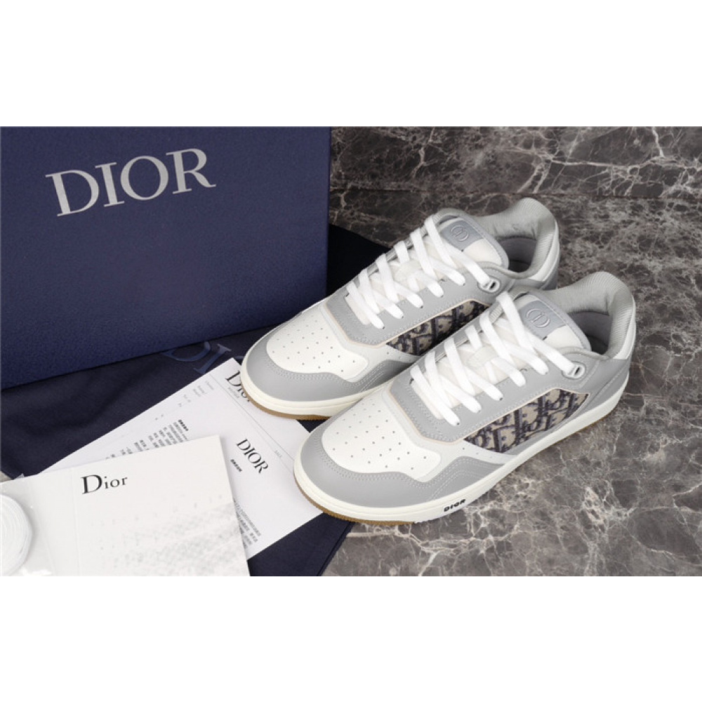 DIOR B27 LOW-TOP CINZA