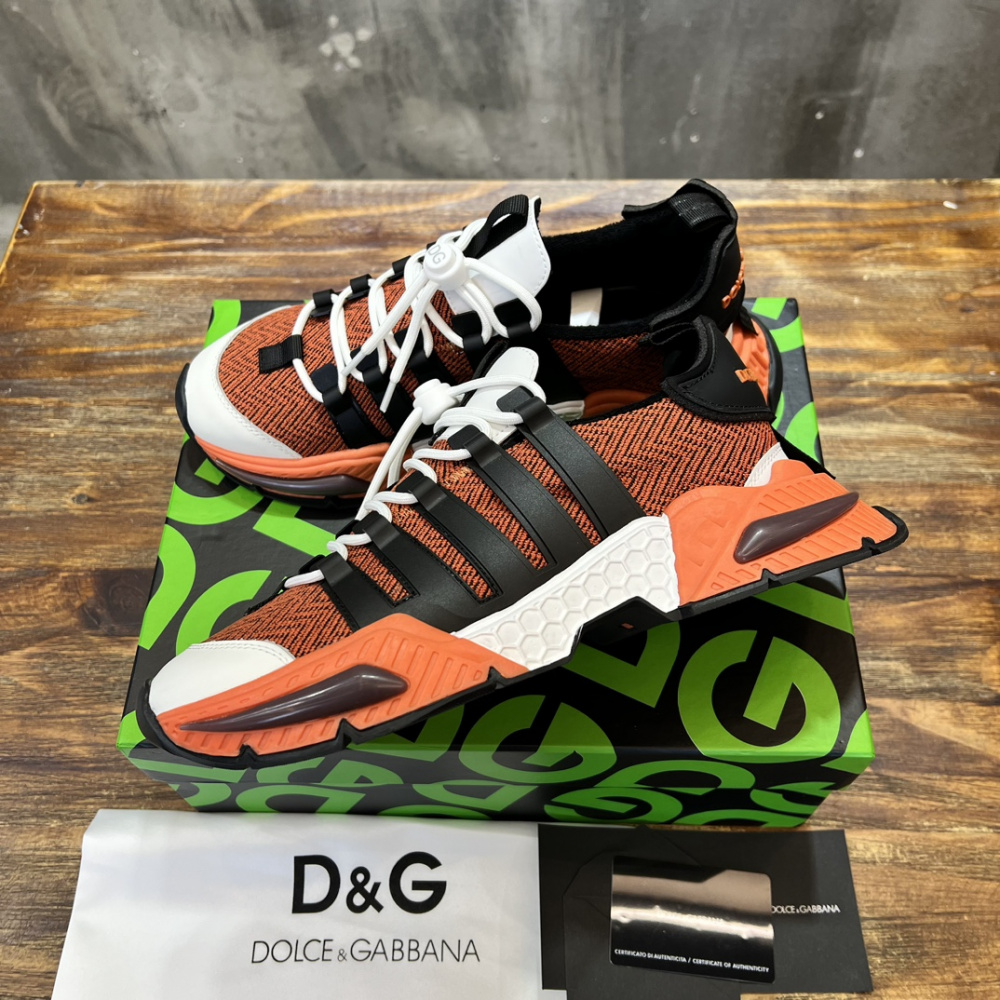 TÊNIS DOLCE & GABBANA AIRMASTER ORANGE/BLACK
