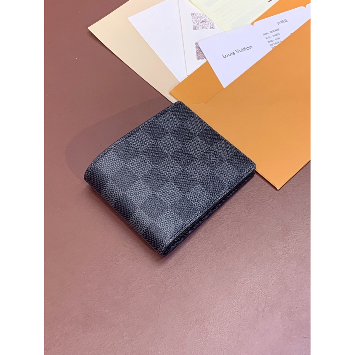 Carteira Louis Vuitton Slender Damier Graphite 11x8.5x1CM