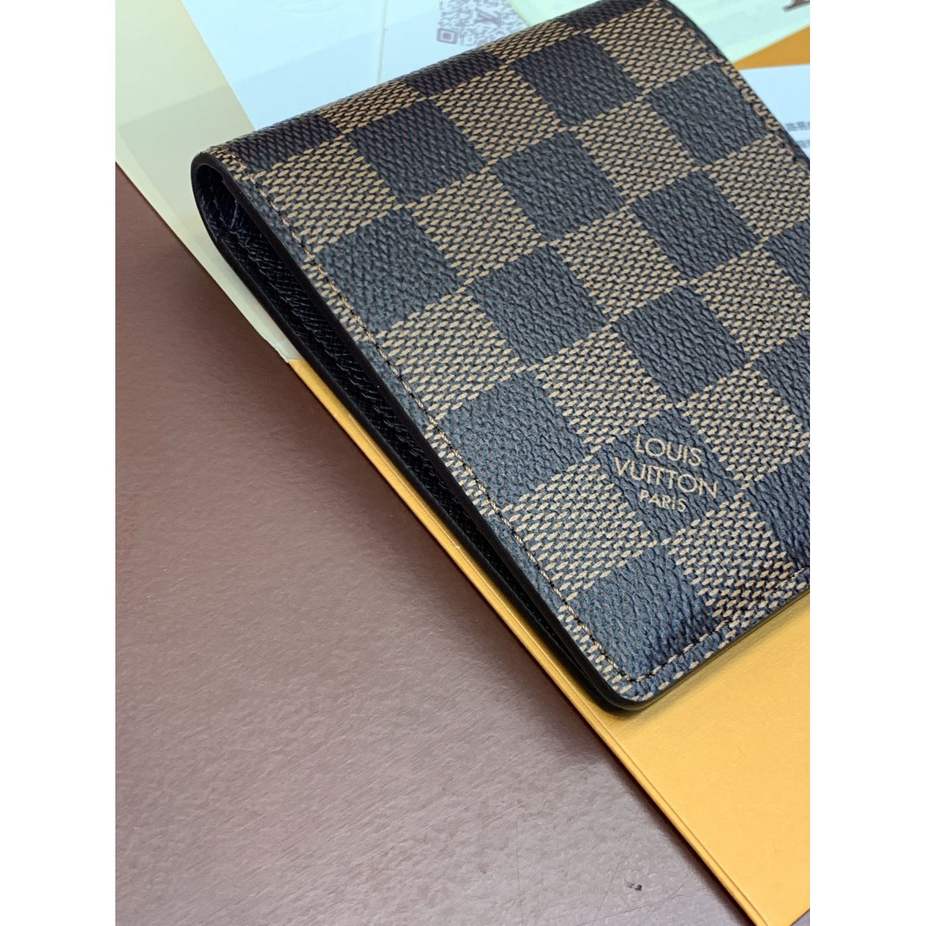 Carteira Louis Vuitton Slender Damier Ebene 11x8.5x1CM