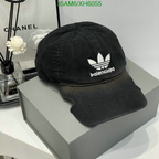 Boné Balenciaga x Adidas Preto