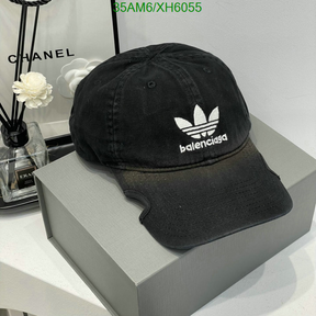 Boné Balenciaga x Adidas Preto