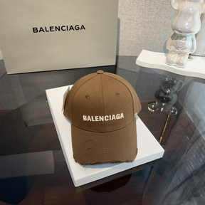 Boné Balenciaga em Tecido Algodão Marrom