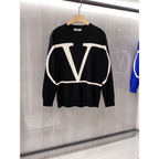 Moletom Valentino VLogo em Cashmere Preto