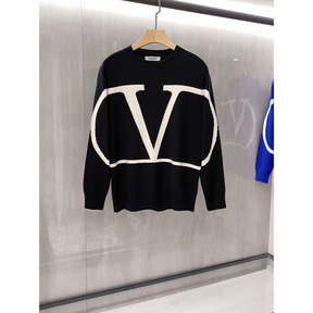 Moletom Valentino VLogo em Cashmere Preto