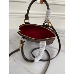 Bolsa Louis Vuitton LV Alma BB Canvas Damier Ébène
