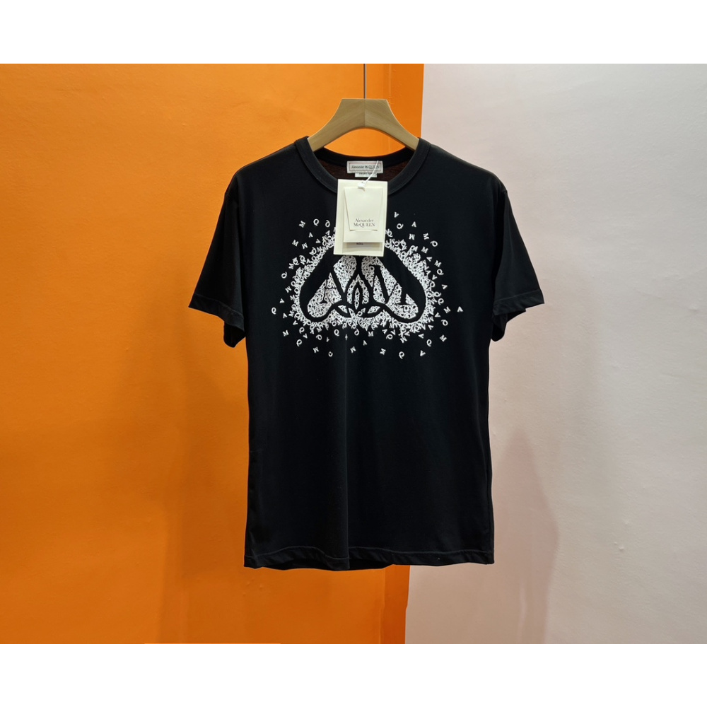 Camiseta Alexander McQueen Exploded Charm Preta