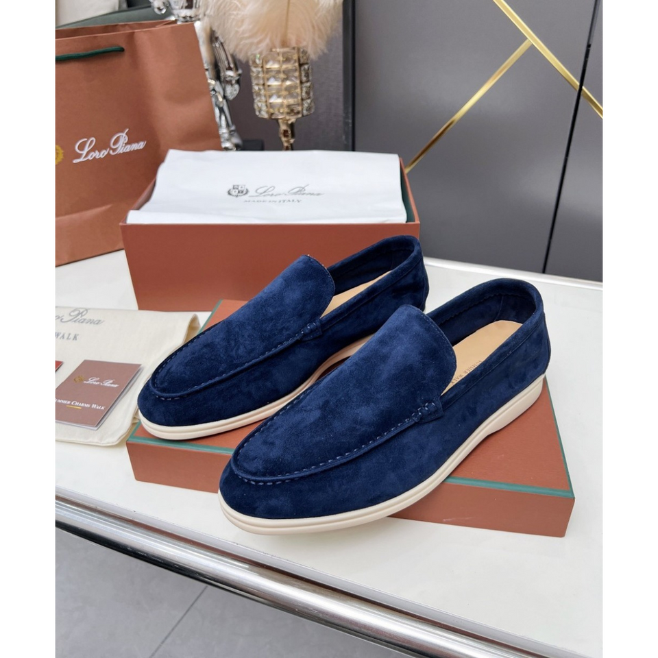 Summer Walk Loro Piana Loafer Azul