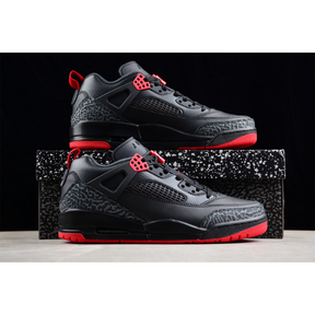 AIR JORDAN SPIZIKE LOW CNY YEAR OF THE DRAGON BLACK/GYM RED/COOL GREY/SAIL