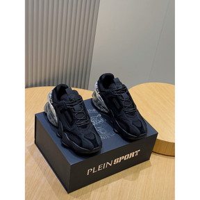 Philipp Plein Sport Tênis Runner PS Thunder Mix Preto/Prata