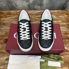 Gucci Sneaker Ace With Web Preto