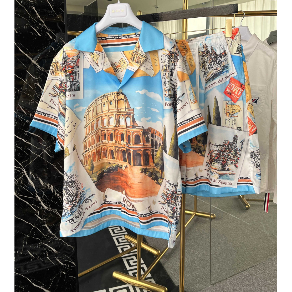 Conjunto Dolce & Gabbana D&G Camisa e Bermuda summer 2024 Limited Series