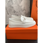 Tênis Hermès Mocassim Ignacio Branco