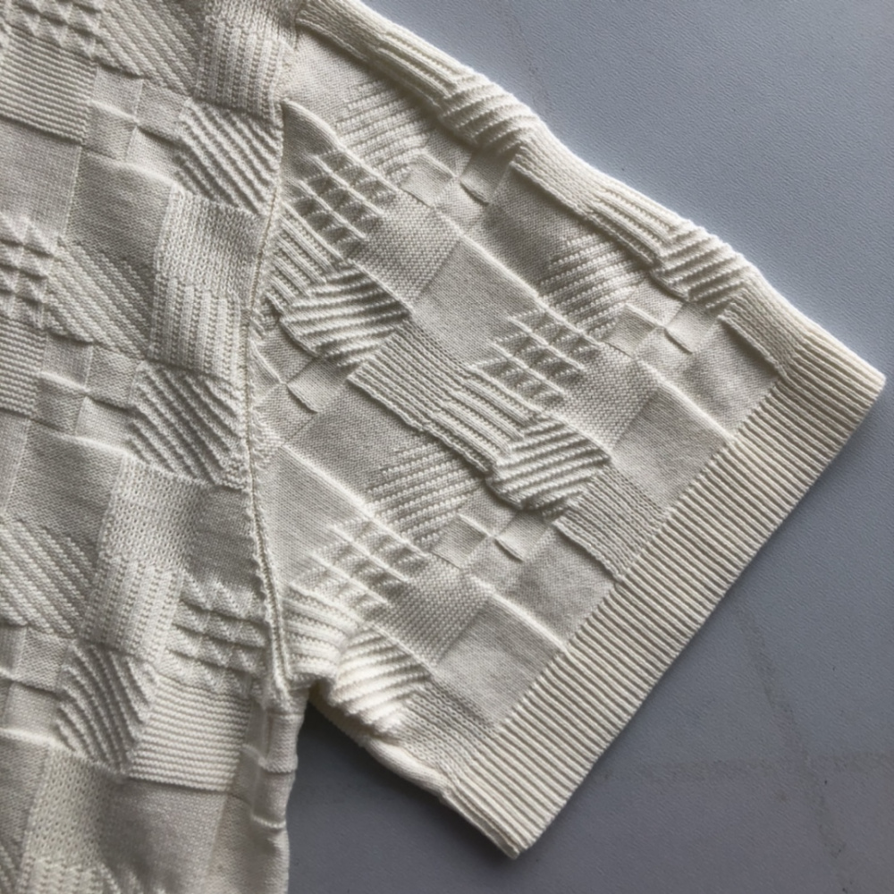 Camiseta Jacquard de Algodão Damier Louis Vuitton