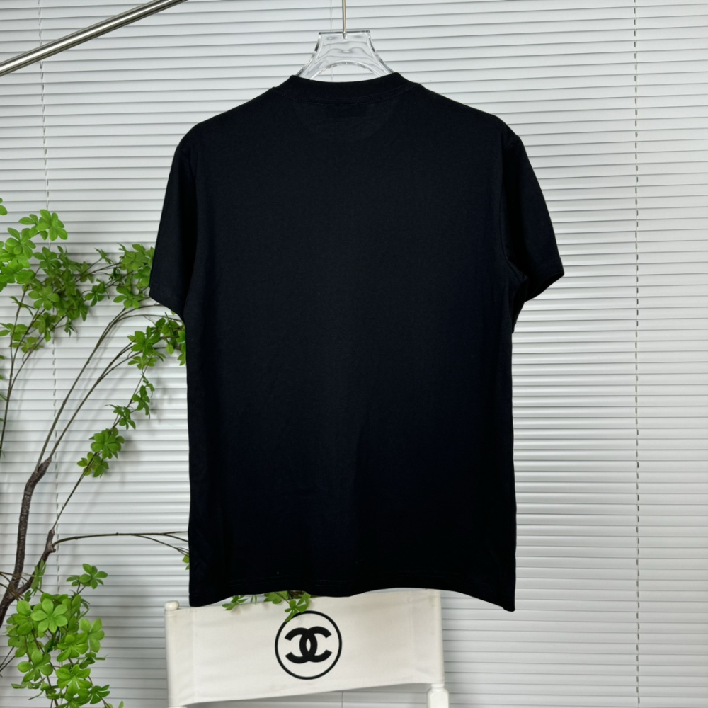 Camisa Valentino de algodão com estampa VLTN Preto