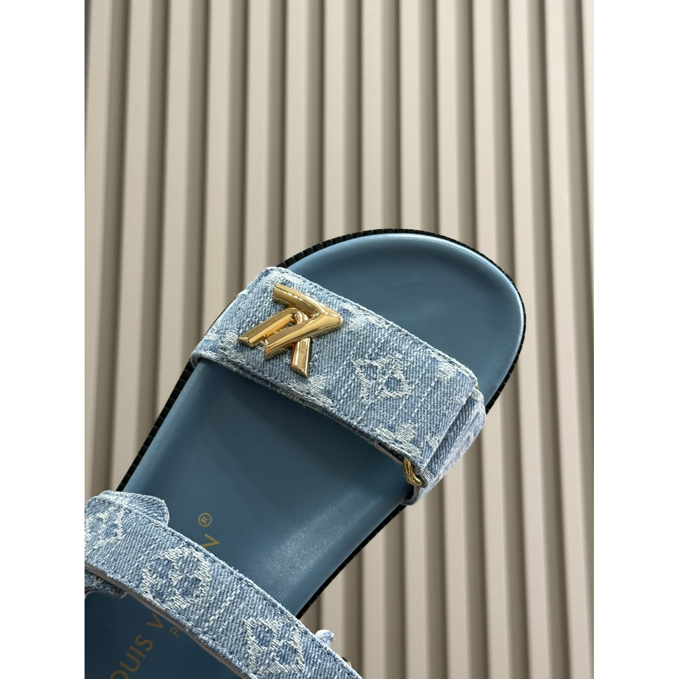 Sandália Louis Vuitton Mule LV Sunset Jean Monogram