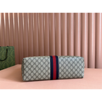 Bolsa Gucci Tote Ophidia GG Branca 38x28x14cm