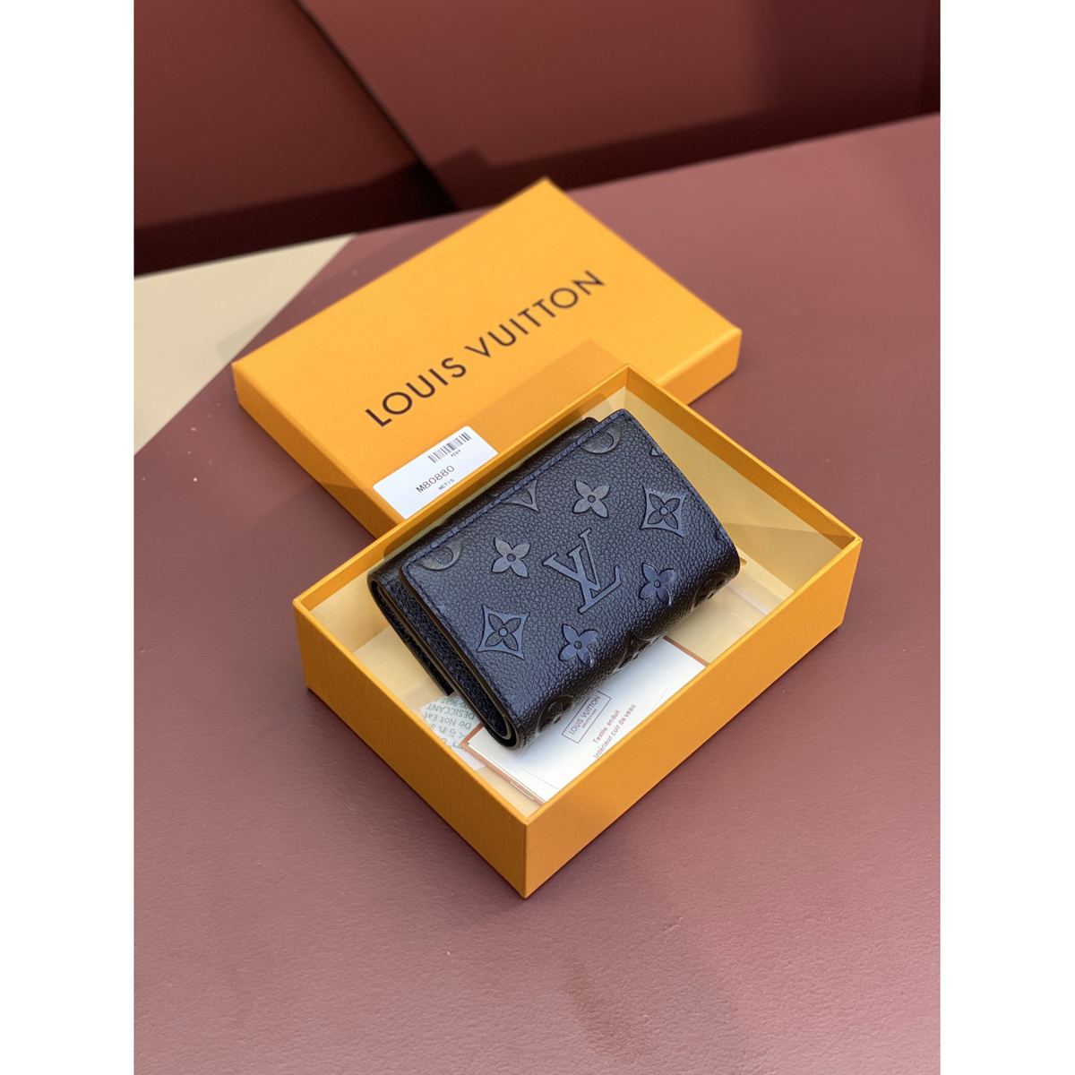 Carteira Louis Vuitton Métis Couro Monogram Empreinte Preto 11.5x8.5x4CM