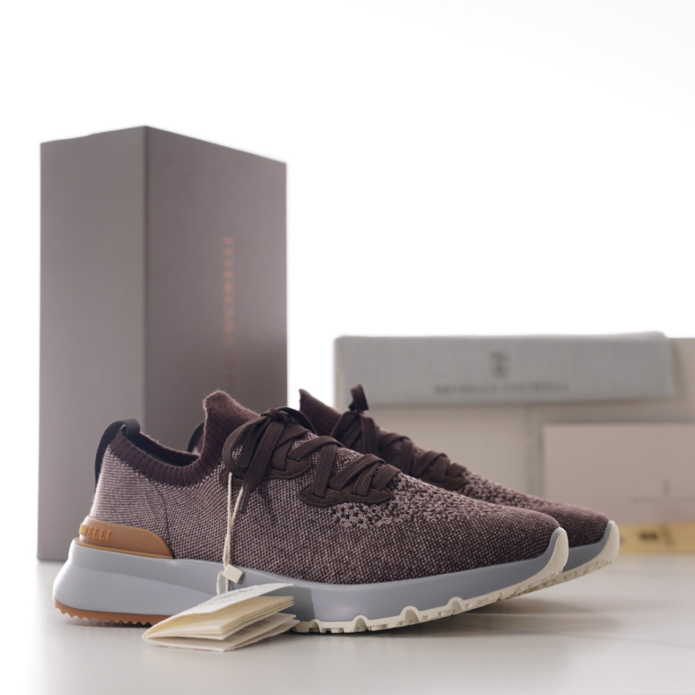 Brunello Cucinelli Tênis Marrom