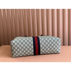 Bolsa Gucci Tote Ophidia GG Preta 38x28x14cm