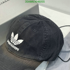 Boné Balenciaga x Adidas Preto