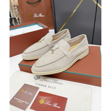 Summer Charms Walk Loro Piana Loafer Camurça Bege
