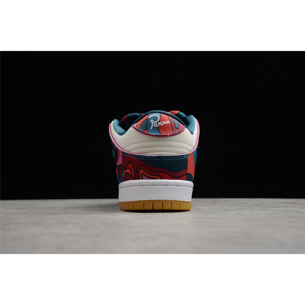 PARRA X DUNK LOW PRO SB ABSTRACT ART FIRE PINK