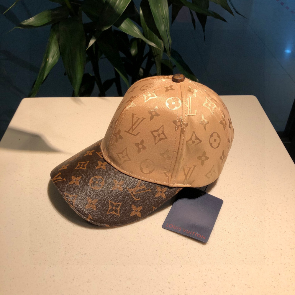 Boné Louis Vuitton Monogram Bege