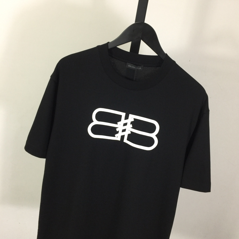 Camiseta de Algodão Balenciaga 3B# Preta