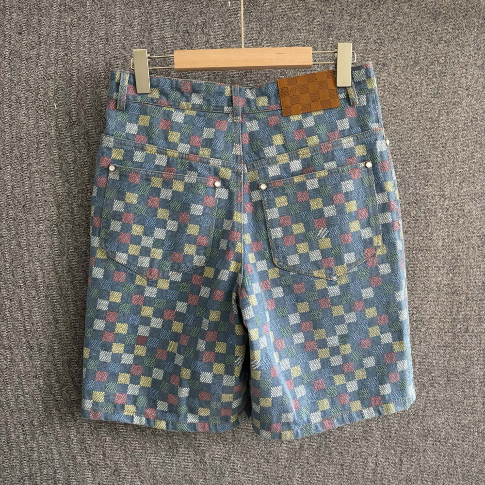 Bermuda com Cambraia Damier Louis Vuitton LV