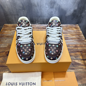 Tênis Louis Vuitton by Tyler the Creator LV Trainer Mocha Multicolor