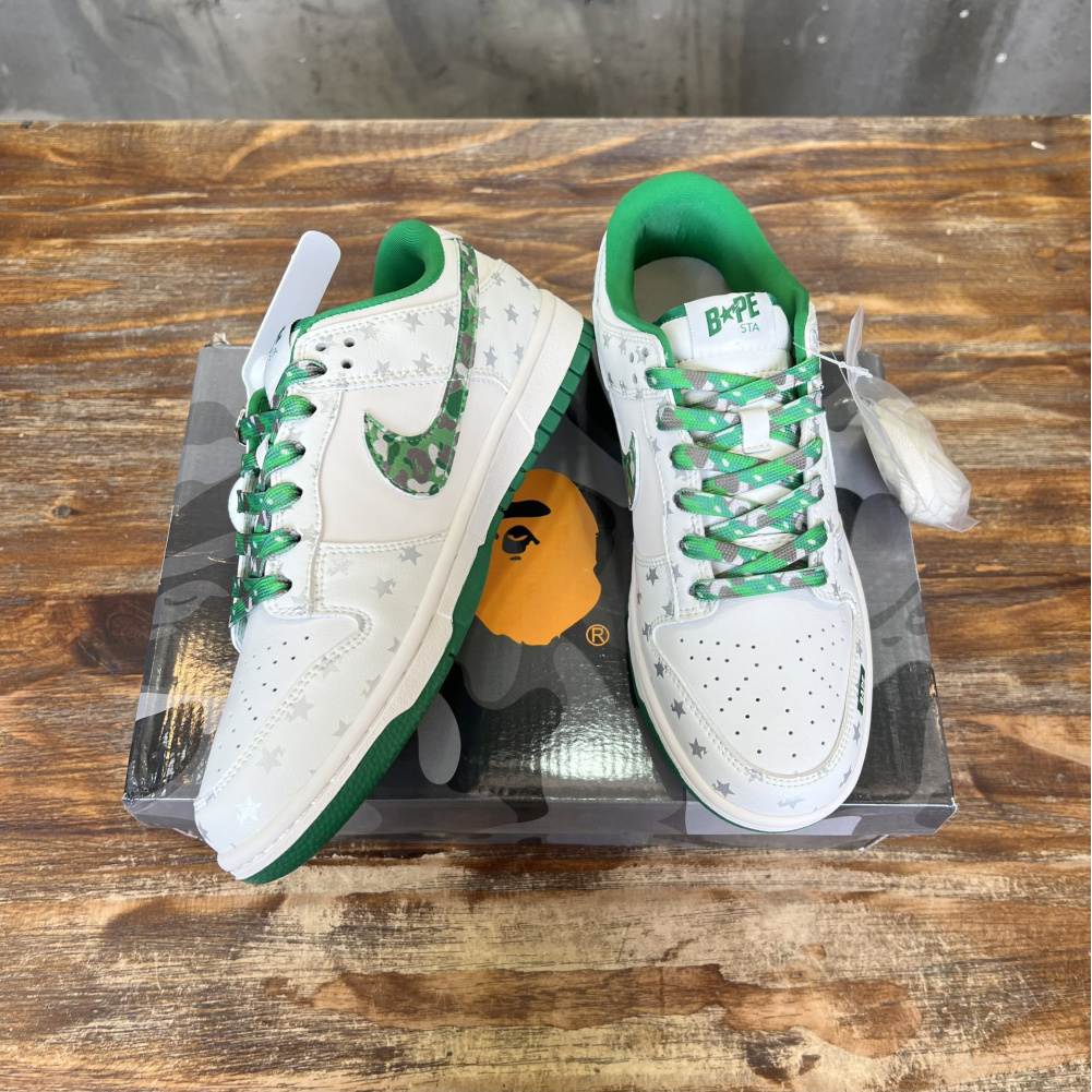Nike SB Dunk Low BAPE Off White Black Grey