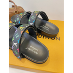 Sandália Louis Vuitton TM Mule Bom dia Preto