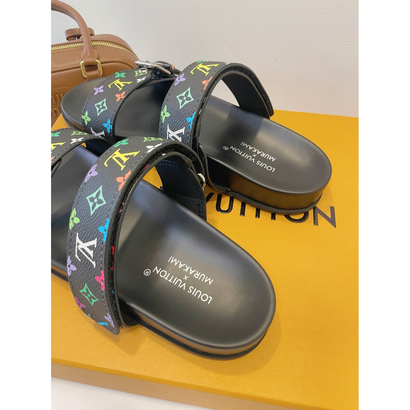 Sandália Louis Vuitton TM Mule Bom dia Preto