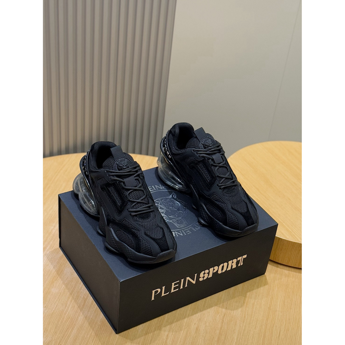 Philipp Plein Sport Tênis Runner PS Thunder Mix Preto
