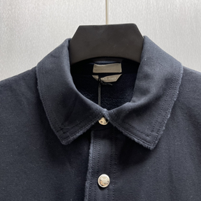 Sobrecamisa DIOR AND LEWIS HAMILTON Denim de algodão azul-marinho