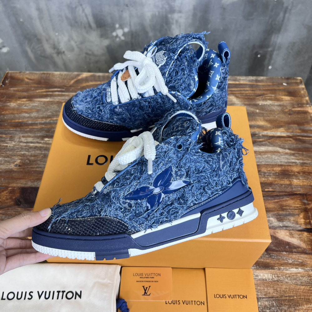 Tênis Louis Vuitton LV Skate Azul