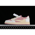 TRAVIS SCOTT X AIR JORDAN 1 LOW OG WHITE/PINK/YELLOW
