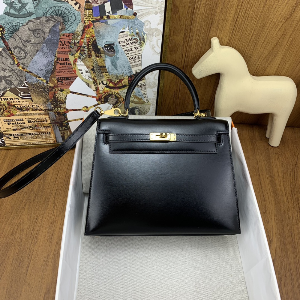 Bolsa Hermès Mini Kelly Ferragem Dourada 25x19x9cm (4 cores)