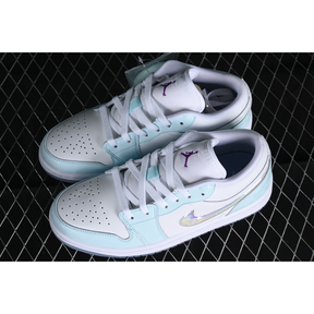 AIR JORDAN 1 LOW GLACIER BLUE/MULTI-COLOR