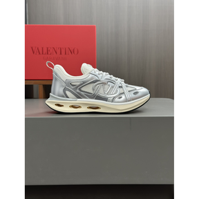 Tênis Valentino Garavani Easy Jog Prata