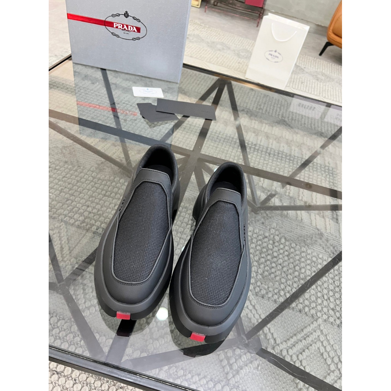 Prada Tênis NoLace Preto