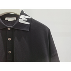 Camisa Polo de Algodão Alexander McQueen Preta
